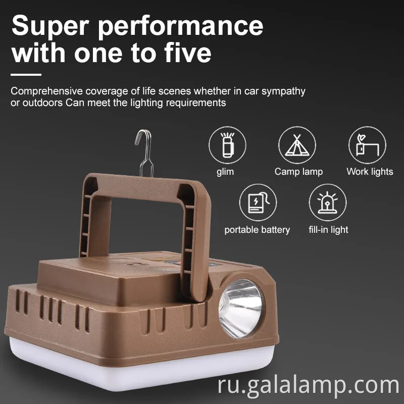 Аккумуляруемая лампочка для кемпинга с USB Power for Adventures